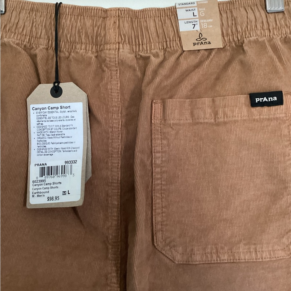 PRANA Canyon  Camp Shorts 7” inseam